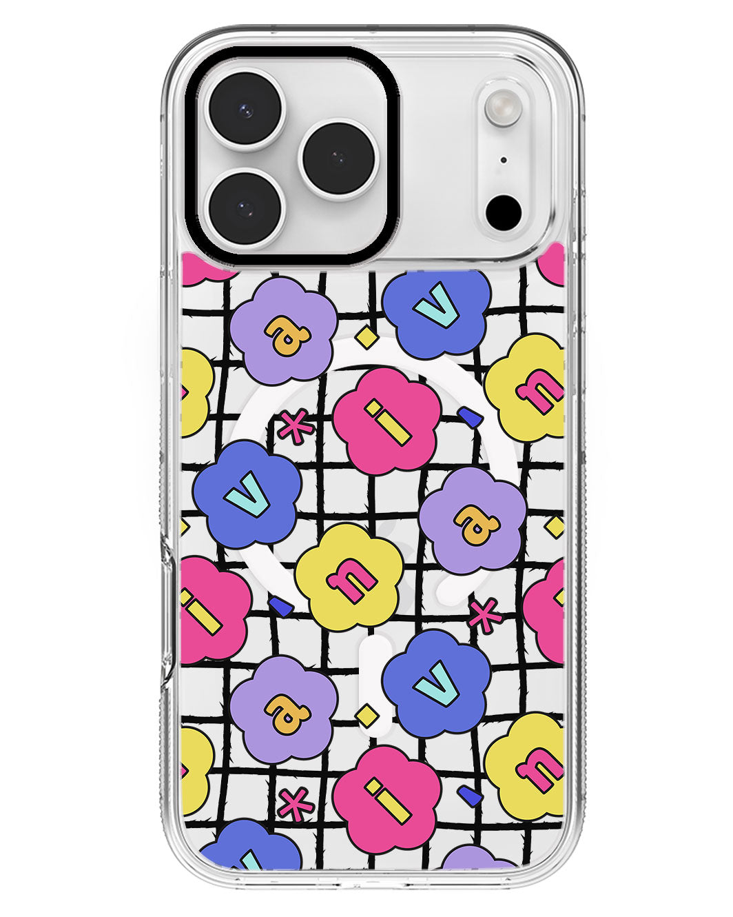 iPhone Rearguard MagSwap - CUSTOM MONOGRAM 3.0 Flower Petals 2.0