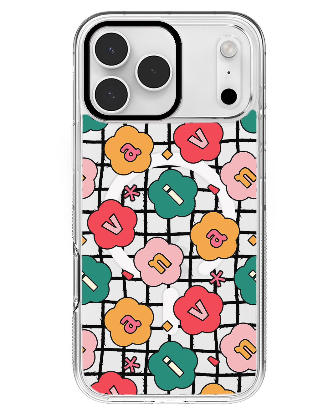 iPhone Rearguard MagSwap - CUSTOM MONOGRAM 3.0 Flower Petals 3.0