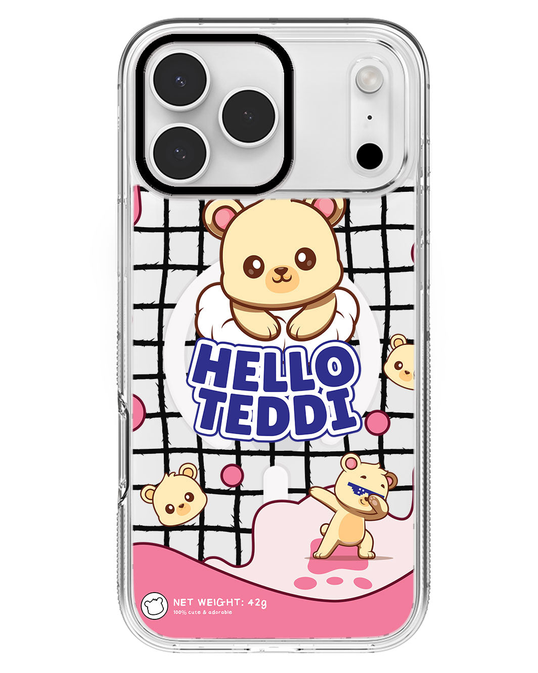 iPhone Rearguard MagSwap - Hello Teddy 2.0