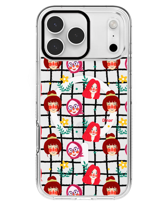iPhone Rearguard MagSwap - Lovely Faces