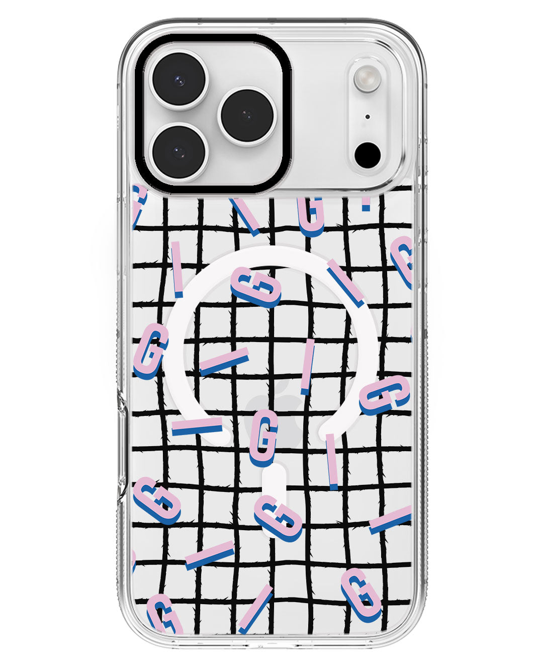 iPhone Rearguard MagSwap - CUSTOM MONOGRAM 1.0 Cotton Candy