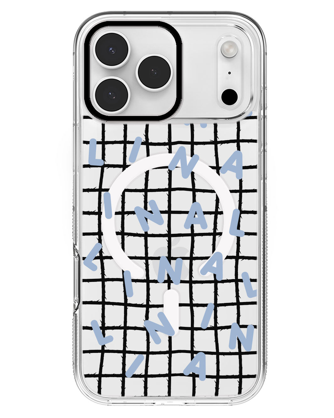 iPhone Rearguard MagSwap - CUSTOM MONOGRAM 2.0 Blue