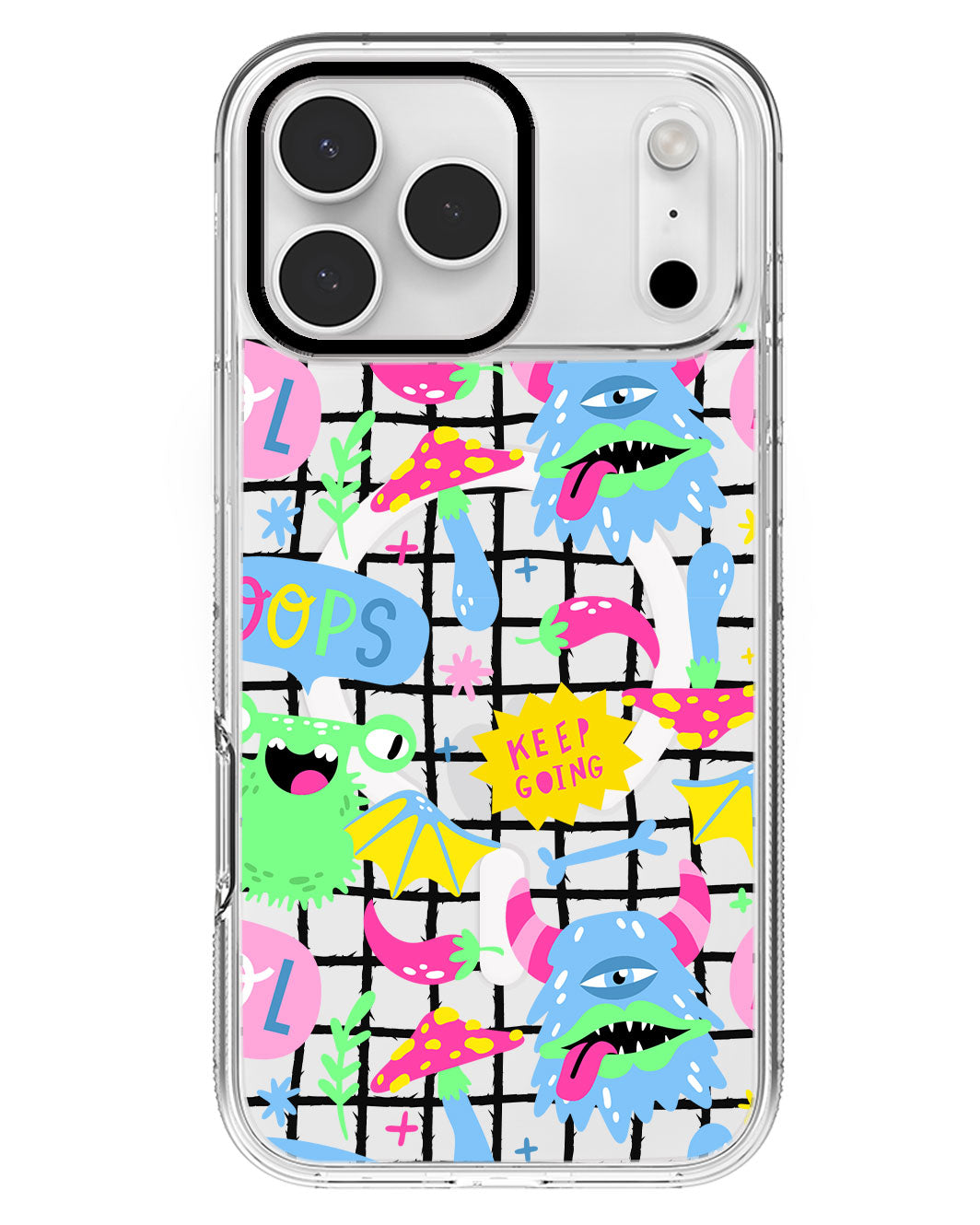 iPhone Rearguard MagSwap - Monster Say Keep Going