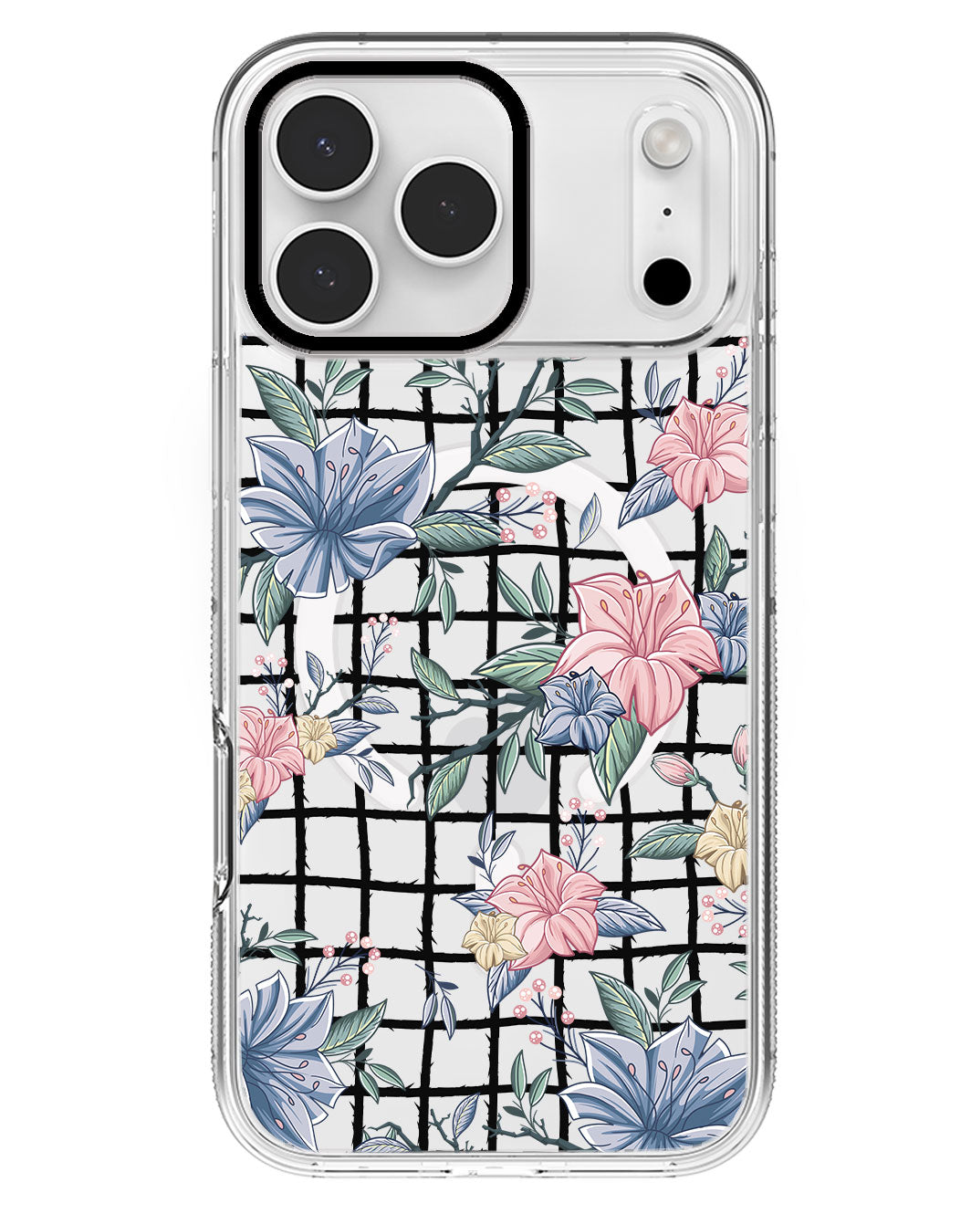 iPhone Rearguard MagSwap - Pink & Blue Floral