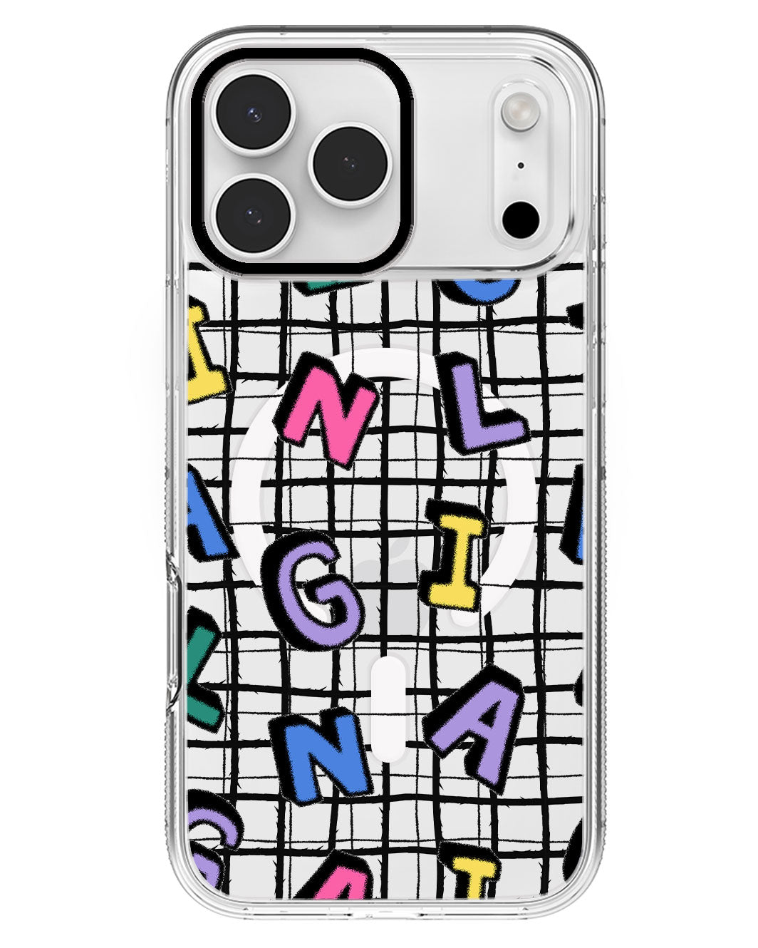 iPhone Rearguard MagSwap - Playful Monogram 2.0