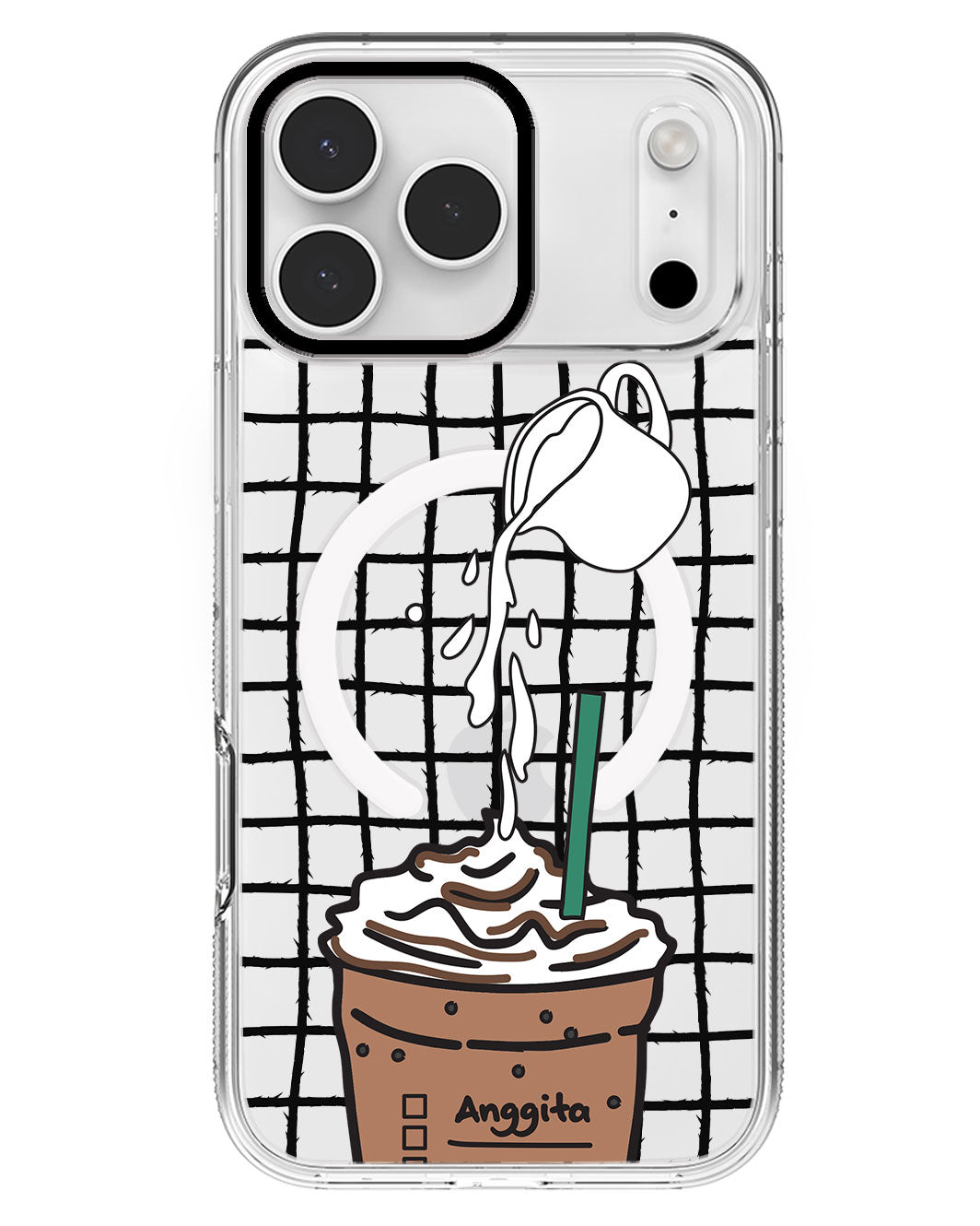 iPhone Rearguard MagSwap - Coffee Frappe