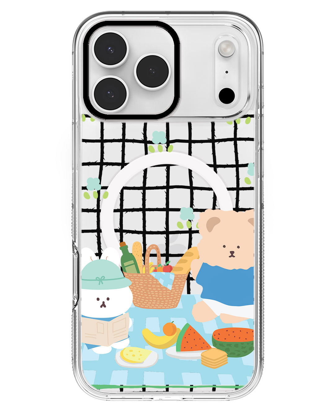 iPhone Rearguard MagSwap - Picnic Bear Blue