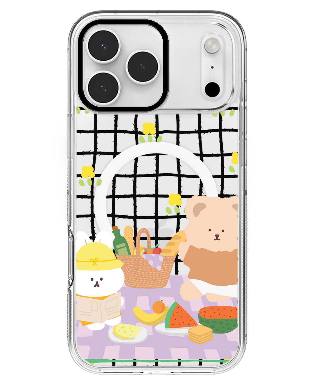 iPhone Rearguard MagSwap - Picnic Bear Lilac