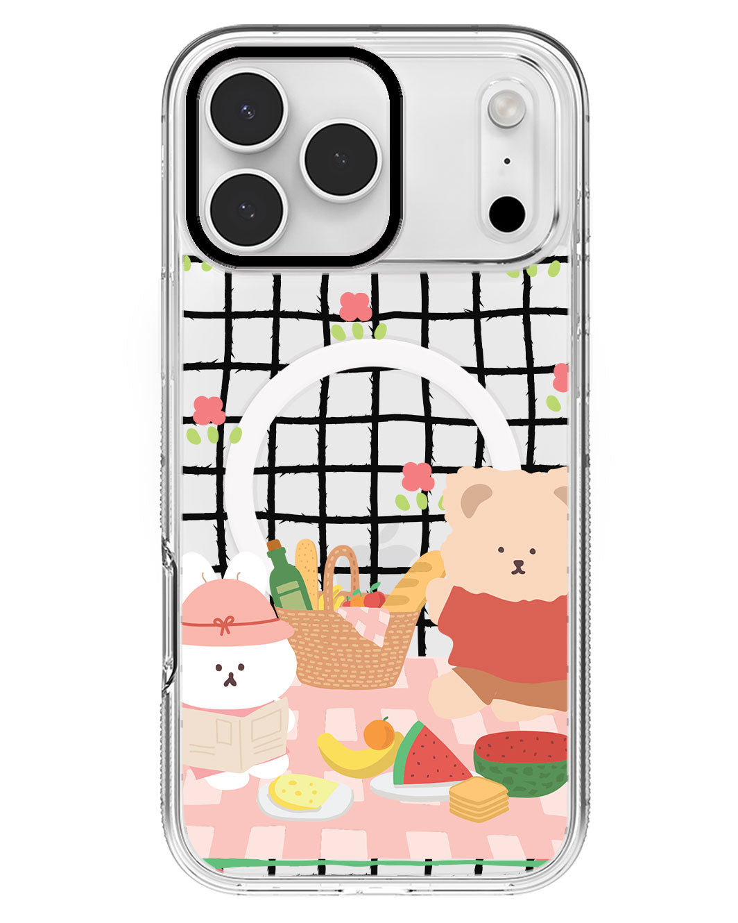iPhone Rearguard MagSwap - Picnic Bear Pink