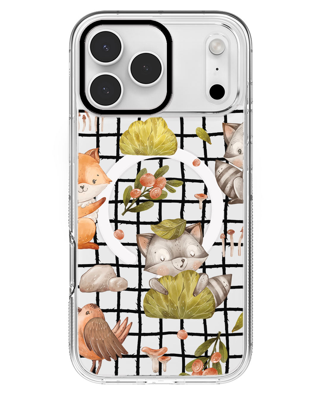 iPhone Rearguard MagSwap - Racoon and Friends