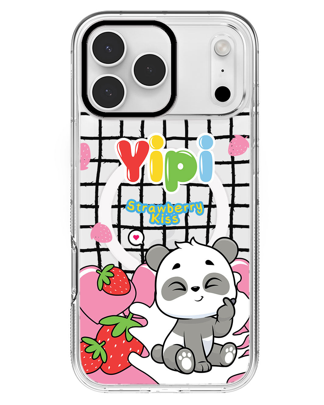 iPhone Rearguard MagSwap - Yipi Strawberry Kiss