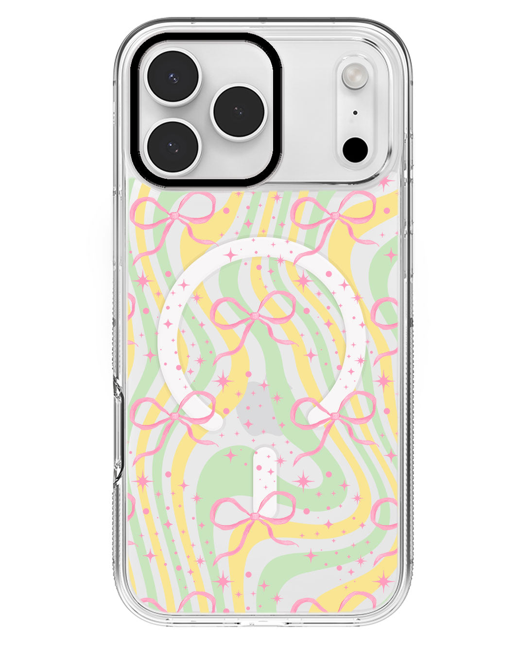 iPhone Rearguard MagSwap - Coquette Glittery Bow