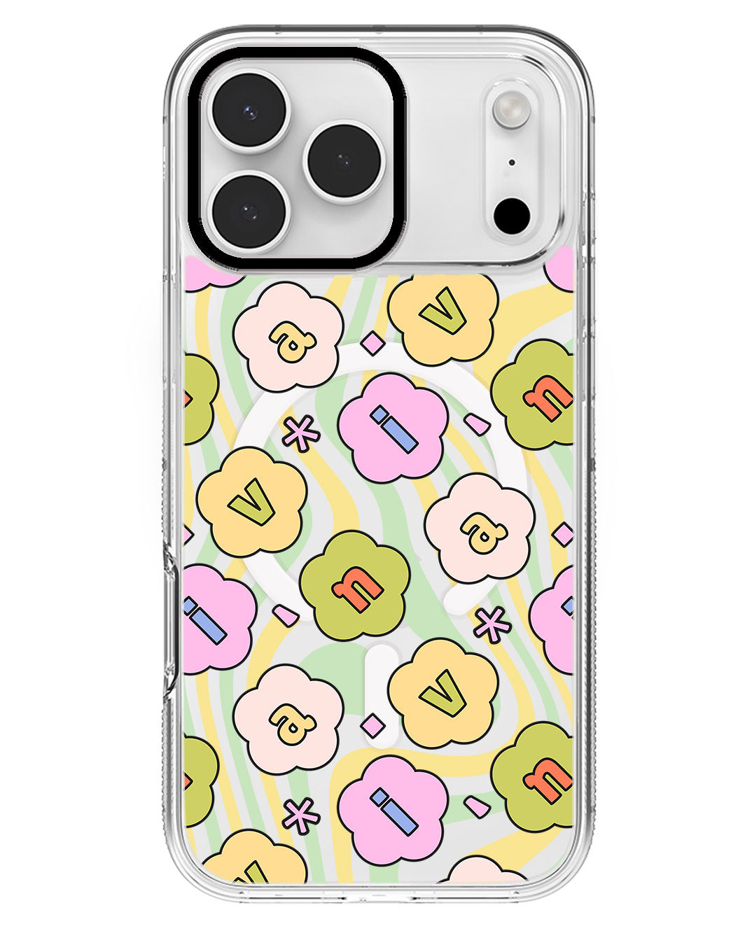 iPhone Rearguard MagSwap - CUSTOM MONOGRAM 3.0 Flower Petals 1.0
