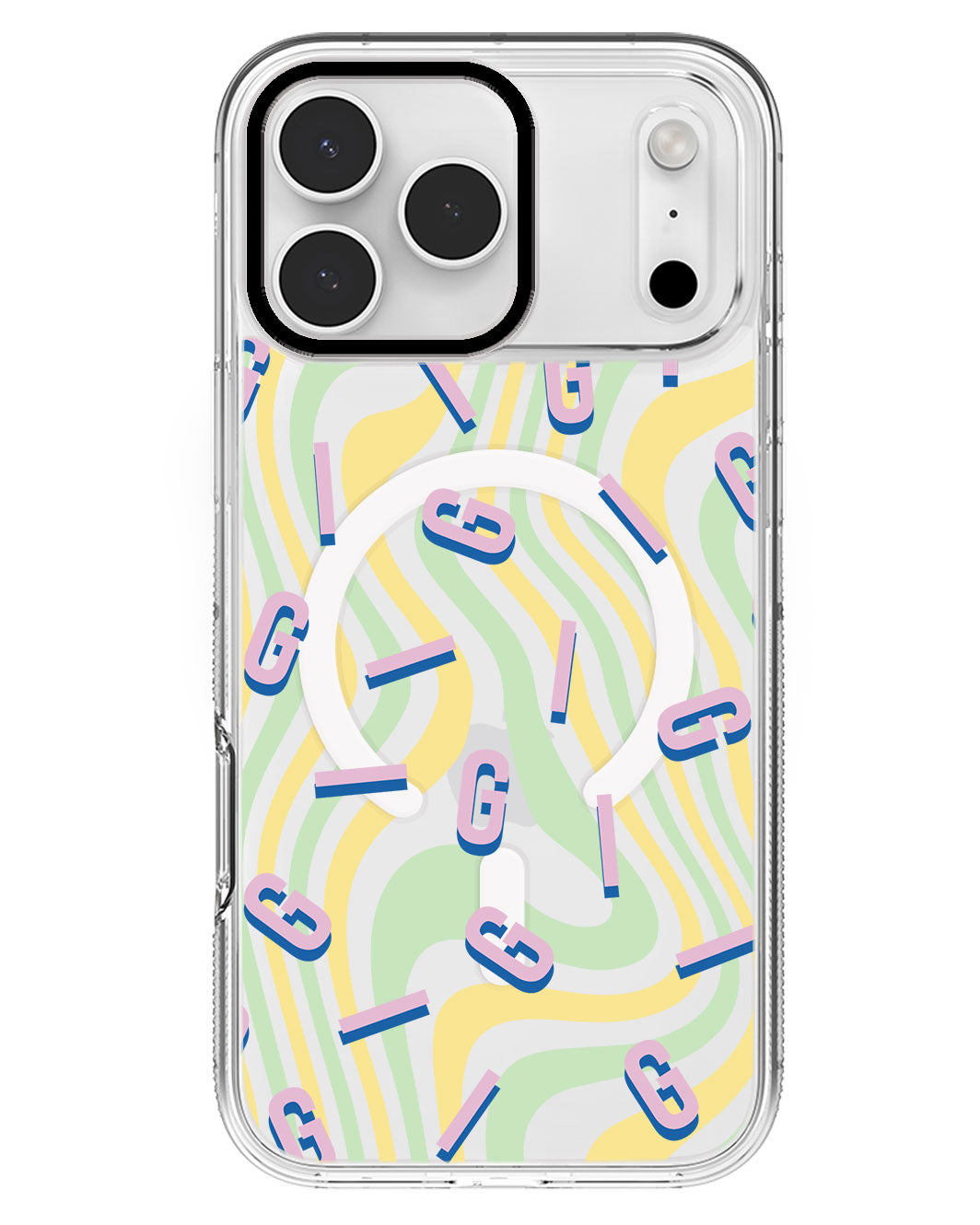 iPhone Rearguard MagSwap - CUSTOM MONOGRAM 1.0 Cotton Candy