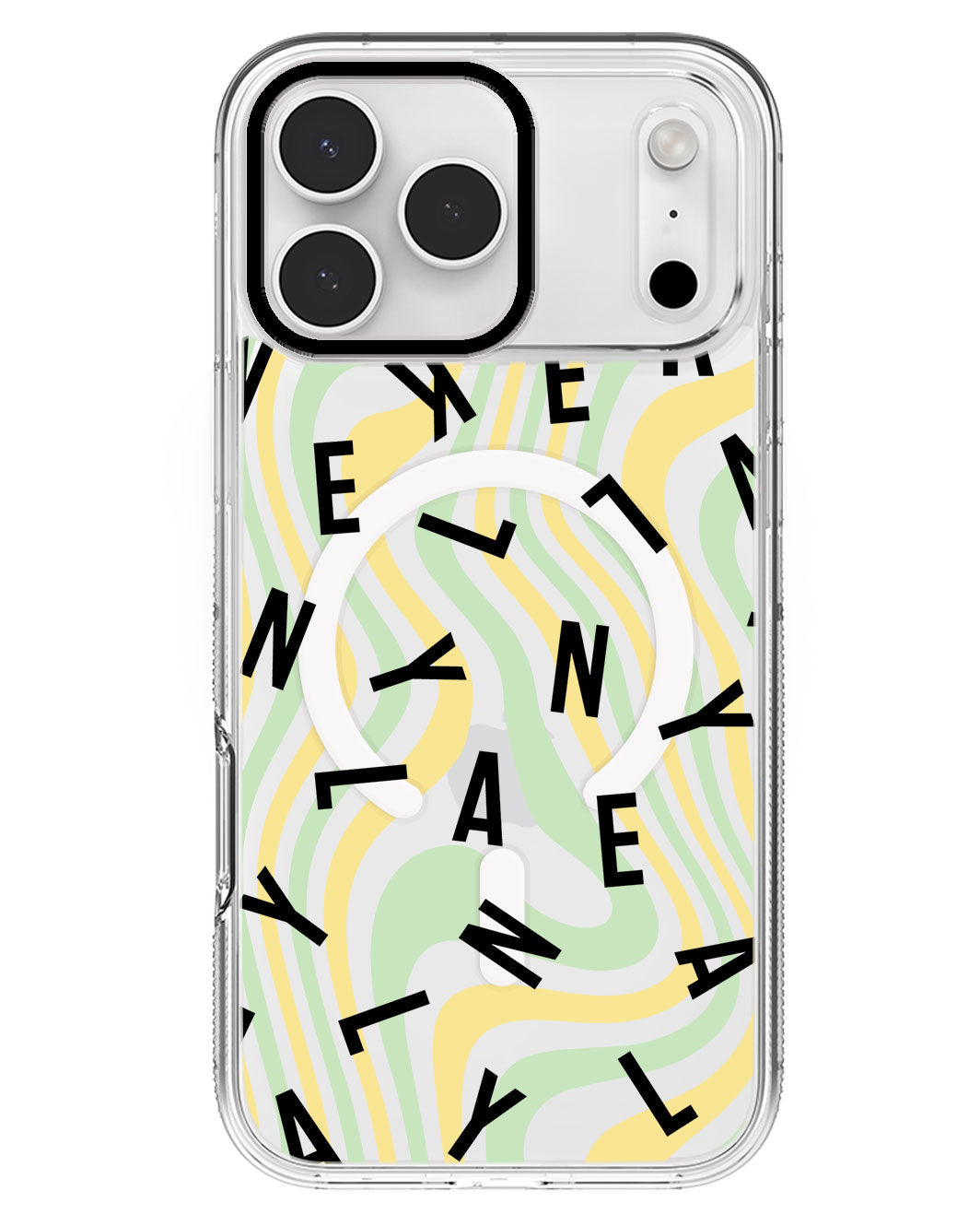 iPhone Rearguard MagSwap - CUSTOM MONOGRAM 2.0 Noir