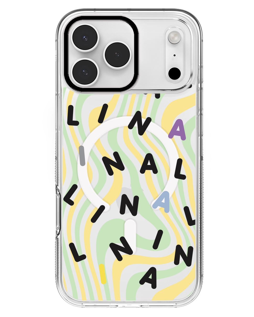 iPhone Rearguard MagSwap - CUSTOM MONOGRAM 2.0 Black