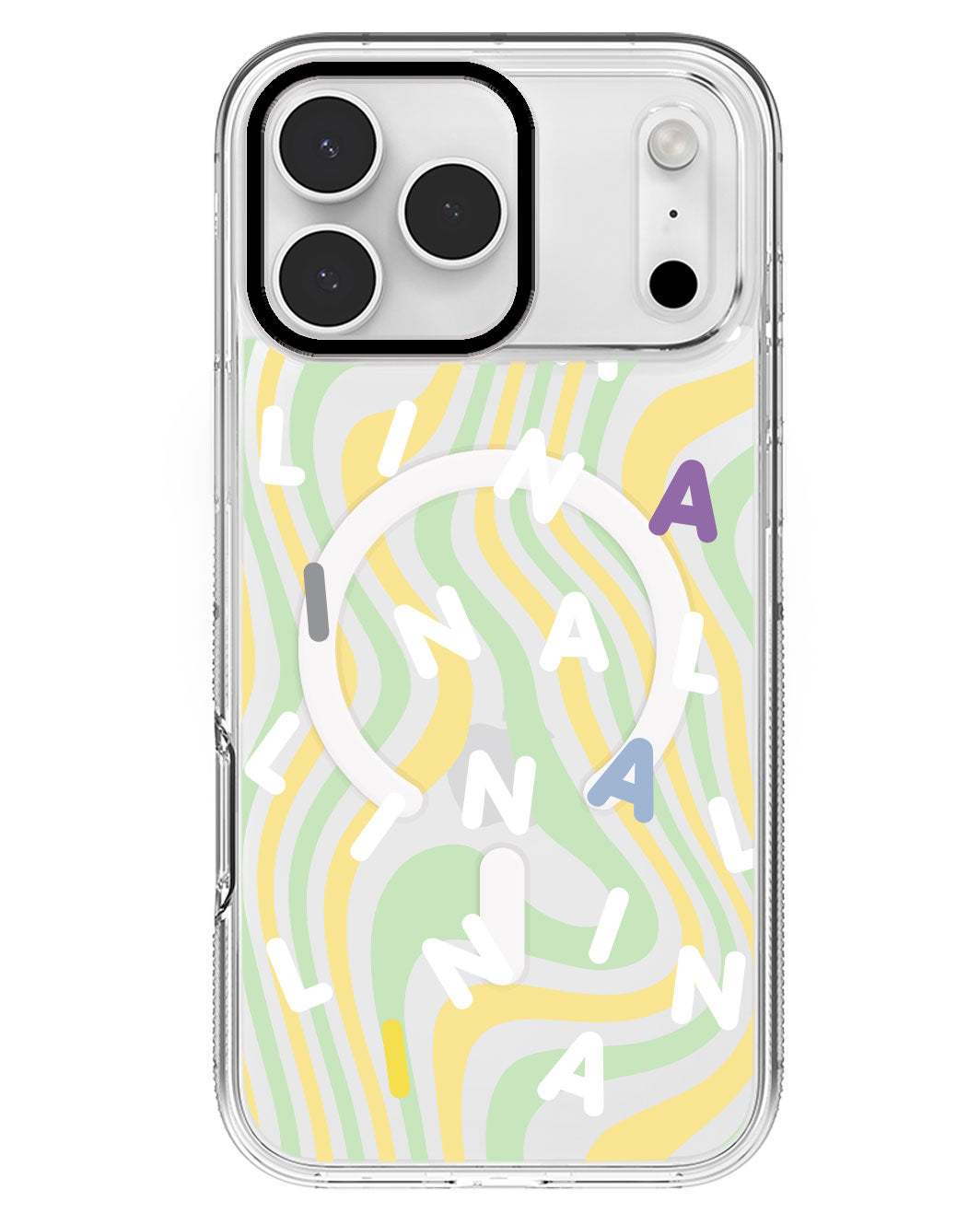 iPhone Rearguard MagSwap - CUSTOM MONOGRAM 2.0 White