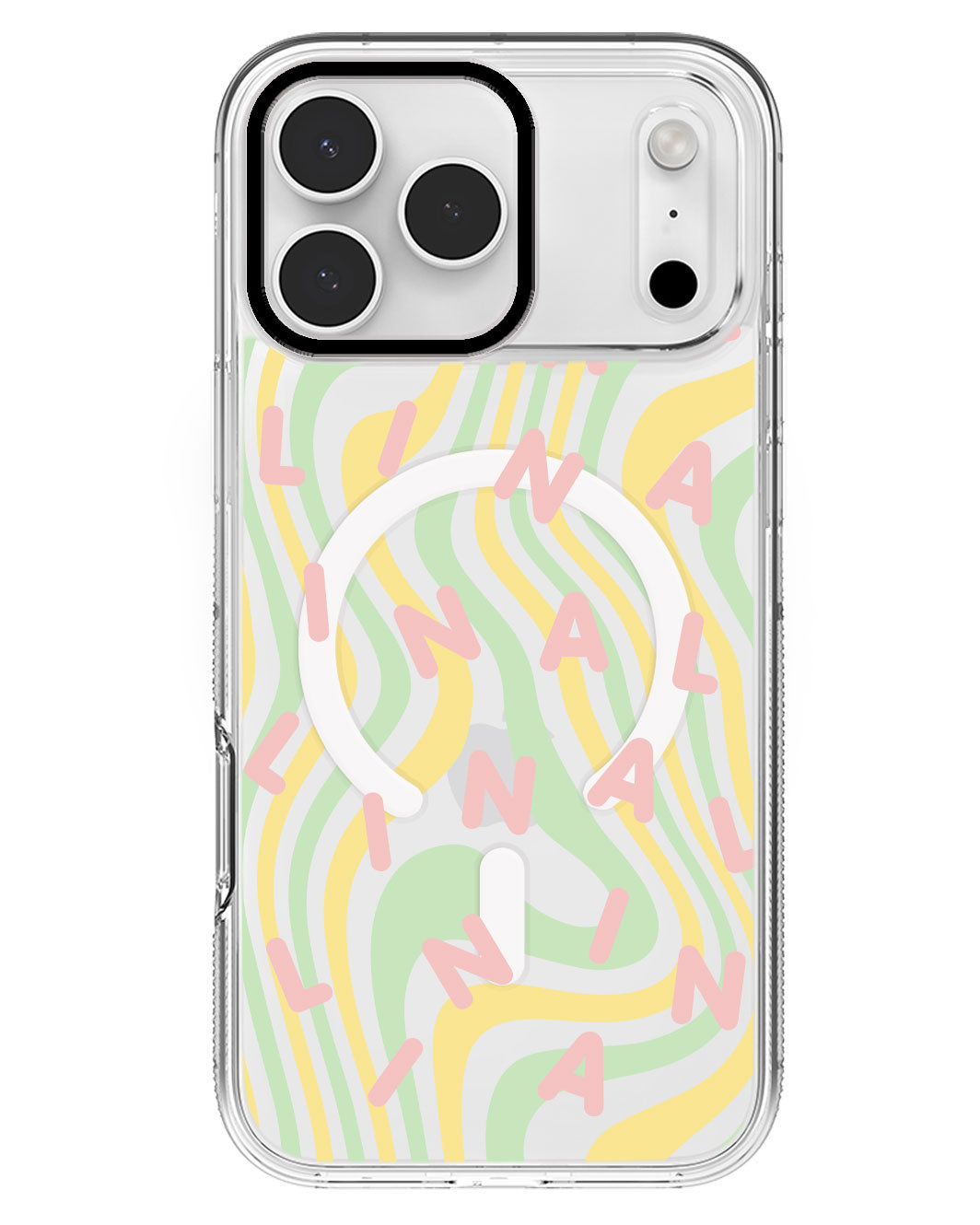 iPhone Rearguard MagSwap - CUSTOM MONOGRAM 2.0 Rosewater