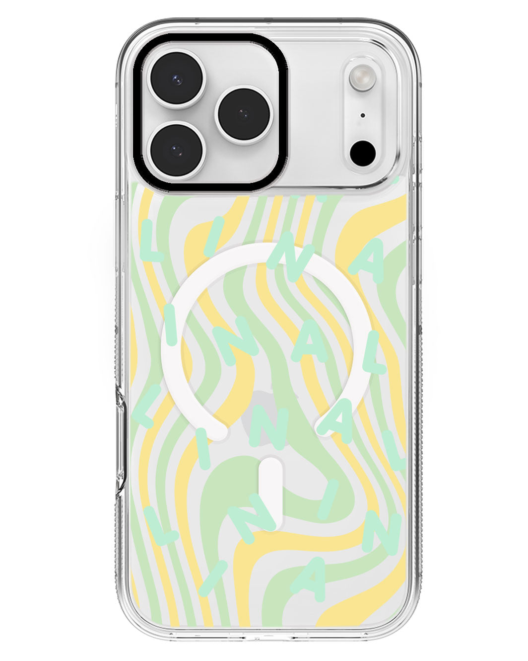 iPhone Rearguard MagSwap - CUSTOM MONOGRAM 2.0 Tosca