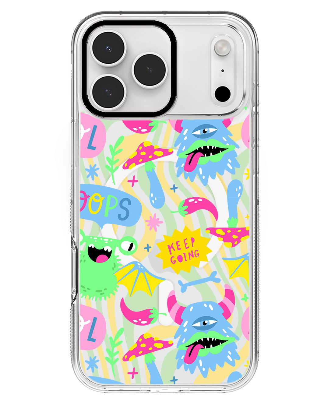 iPhone Rearguard MagSwap - Monster Say Keep Going