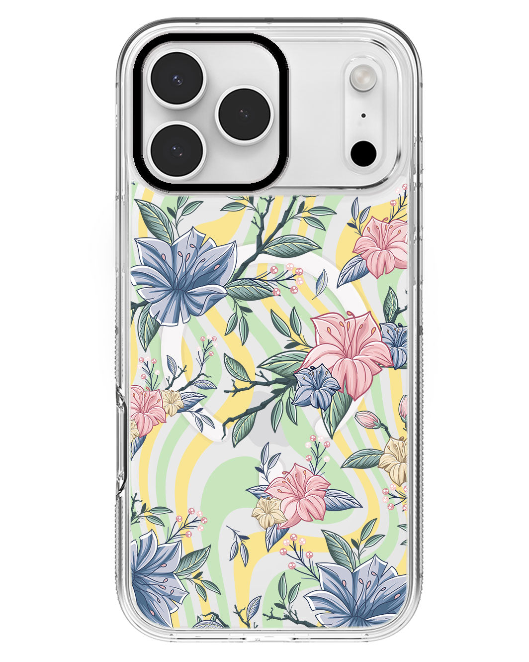 iPhone Rearguard MagSwap - Pink & Blue Floral
