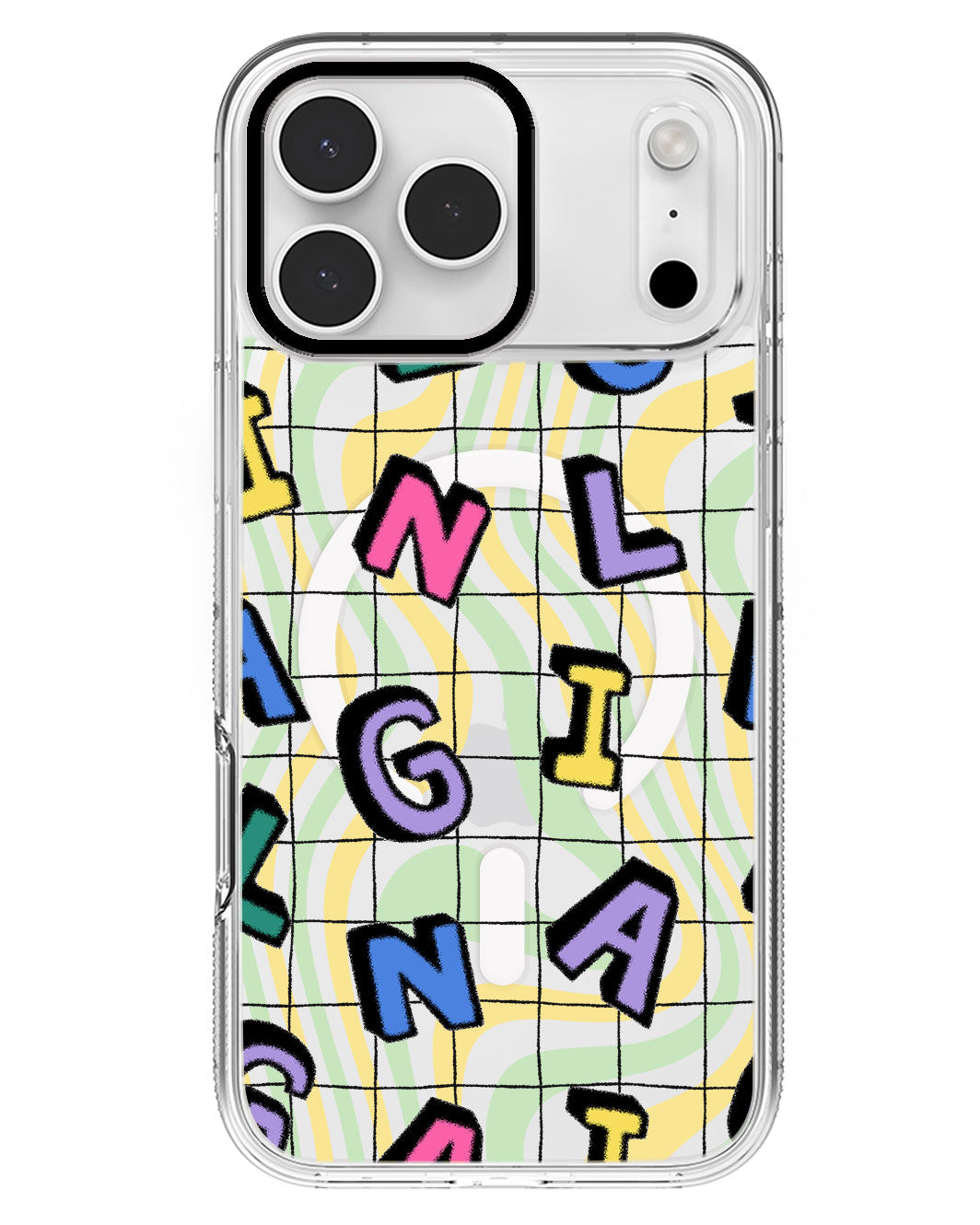 iPhone Rearguard MagSwap - Playful Monogram 2.0