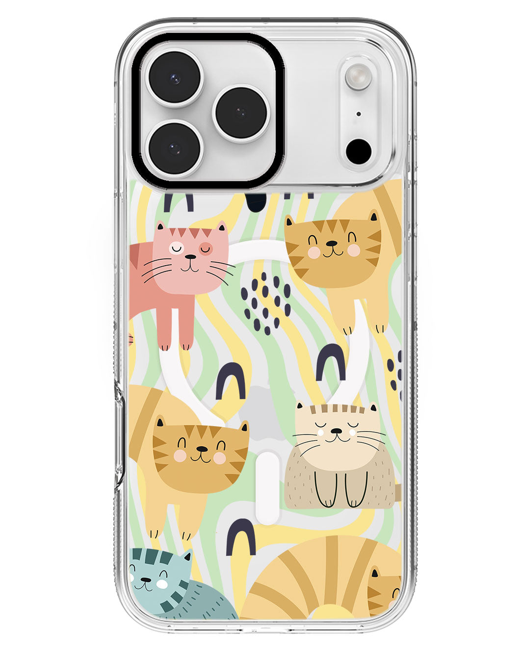 iPhone Rearguard MagSwap - Rainbow Meow