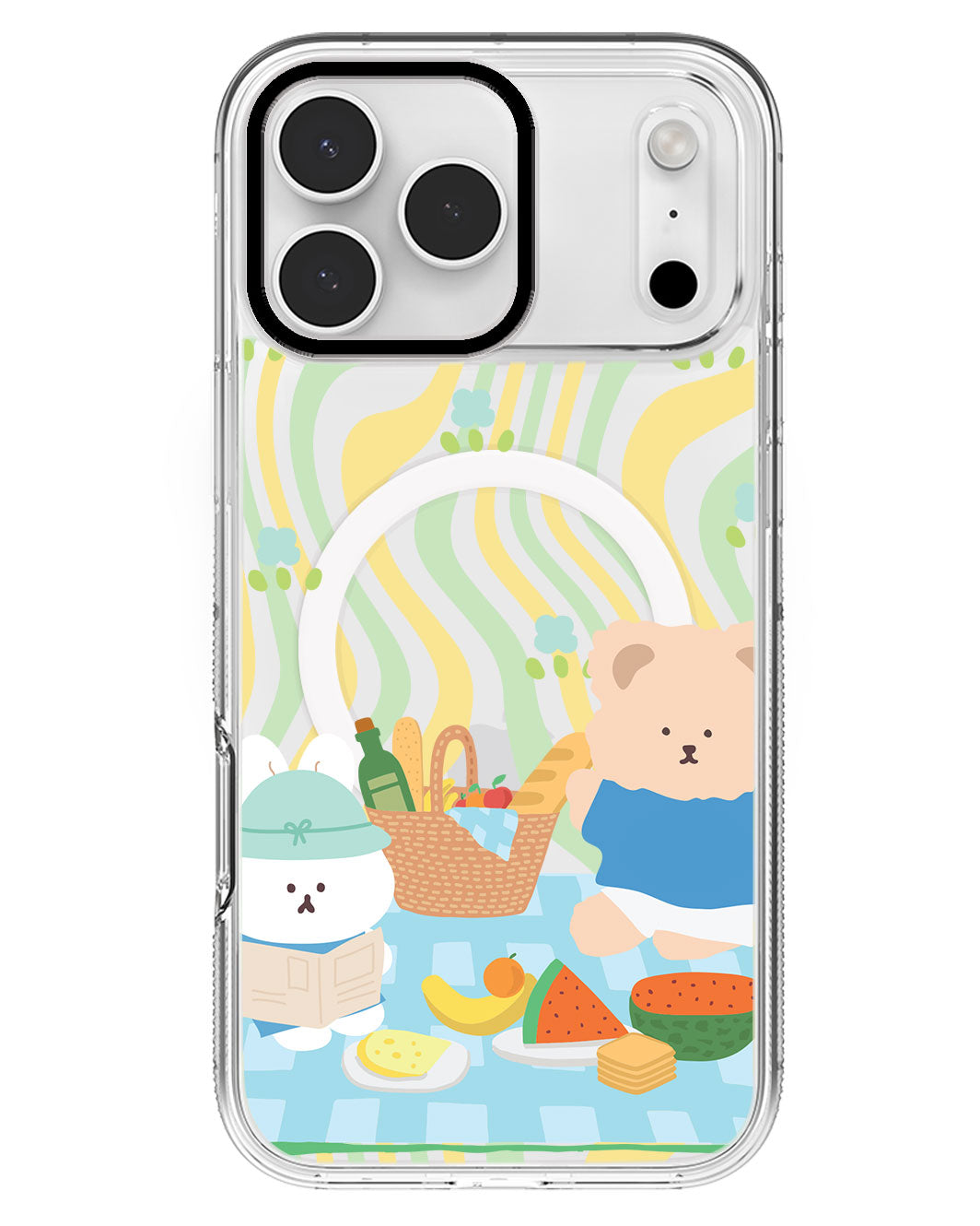 iPhone Rearguard MagSwap - Picnic Bear Blue