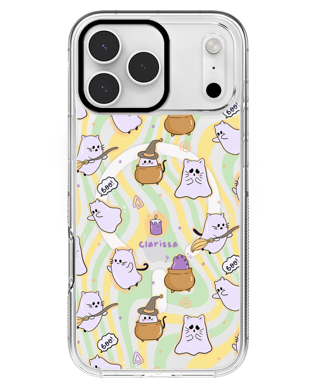 iPhone Rearguard MagSwap - Spooky Cat