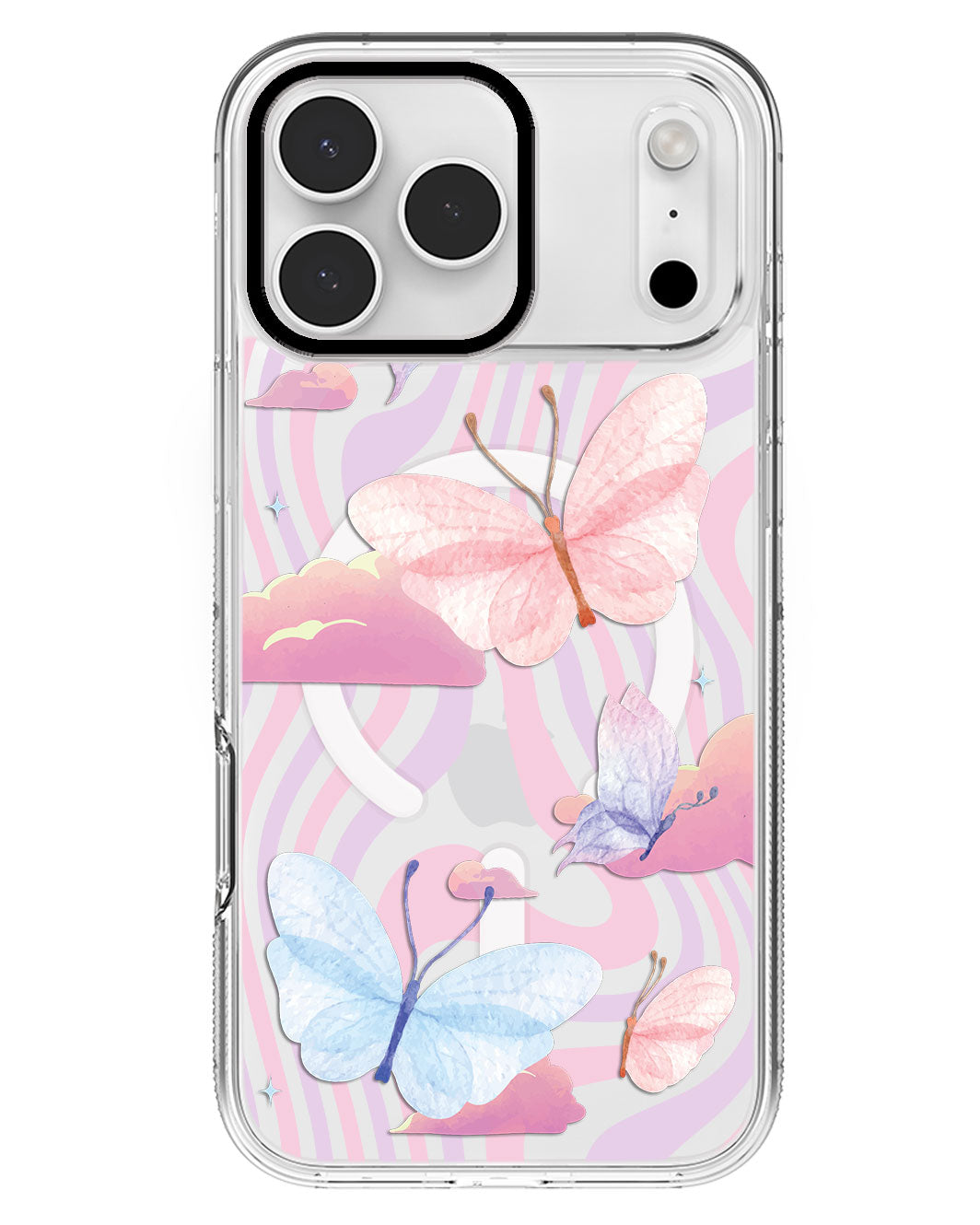 iPhone Rearguard MagSwap - Butterfly & Clouds