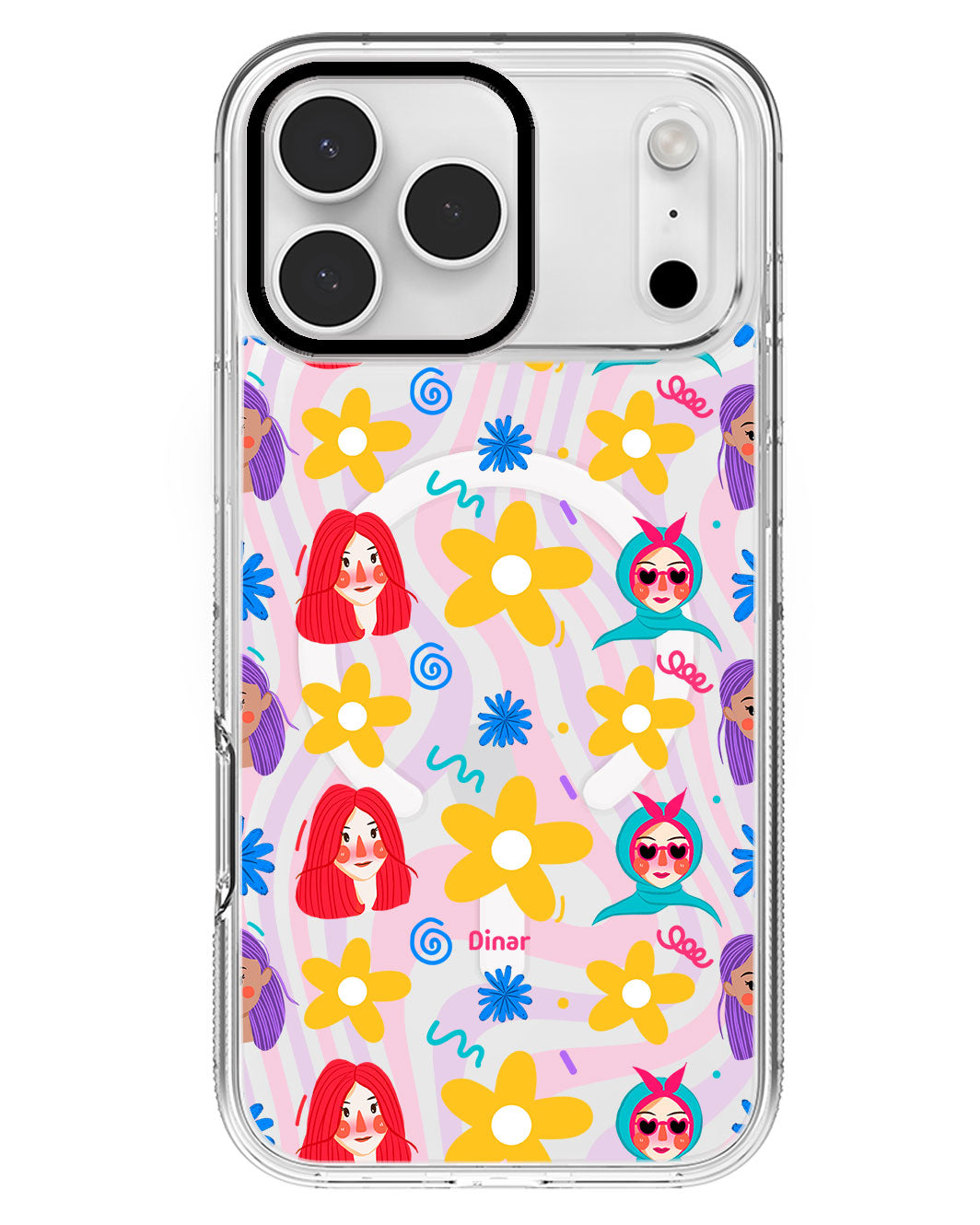 iPhone Rearguard MagSwap - Daisy Faces