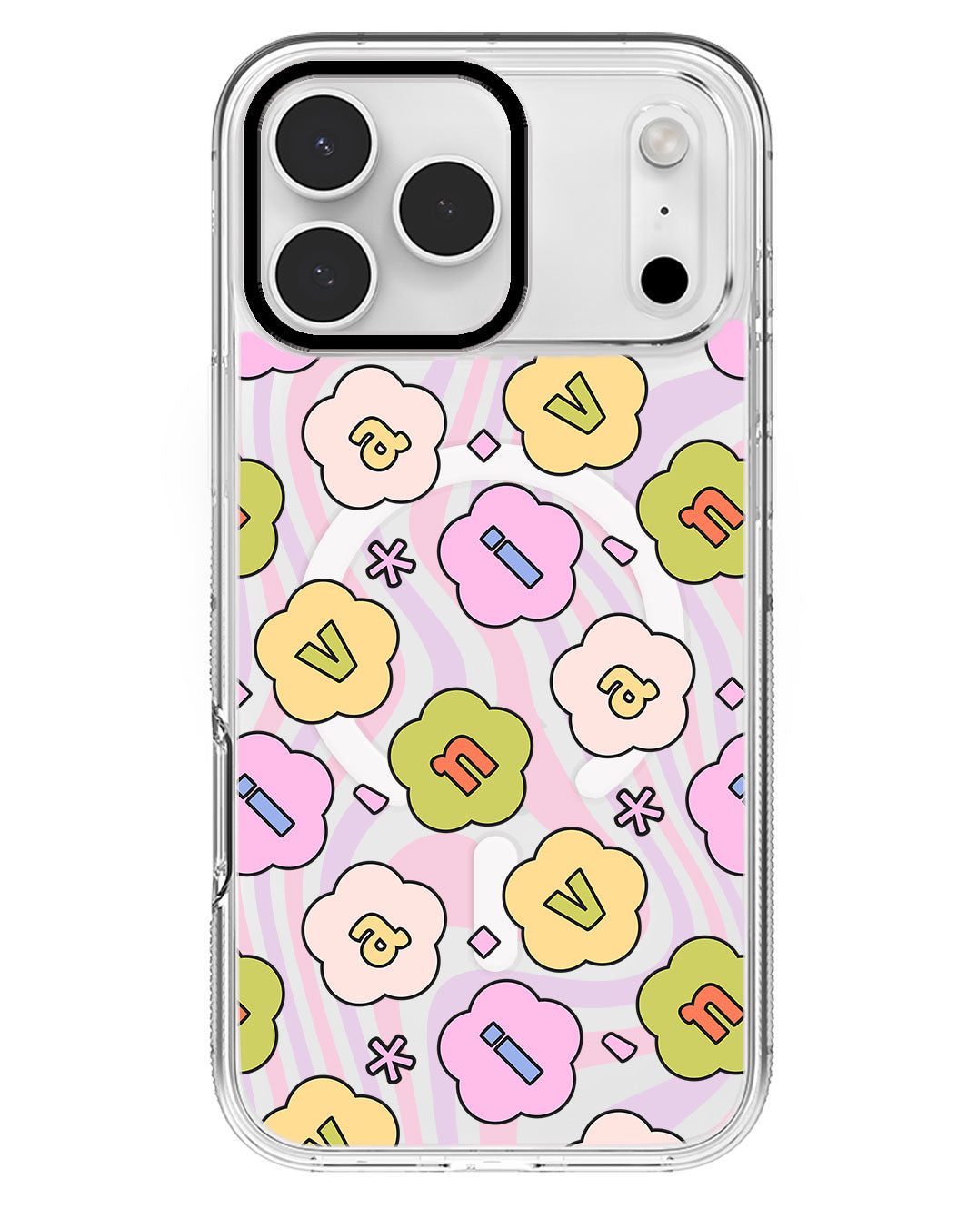 iPhone Rearguard MagSwap - CUSTOM MONOGRAM 3.0 Flower Petals 1.0