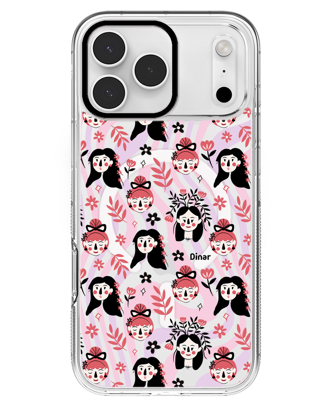 iPhone Rearguard MagSwap - Flowery Faces