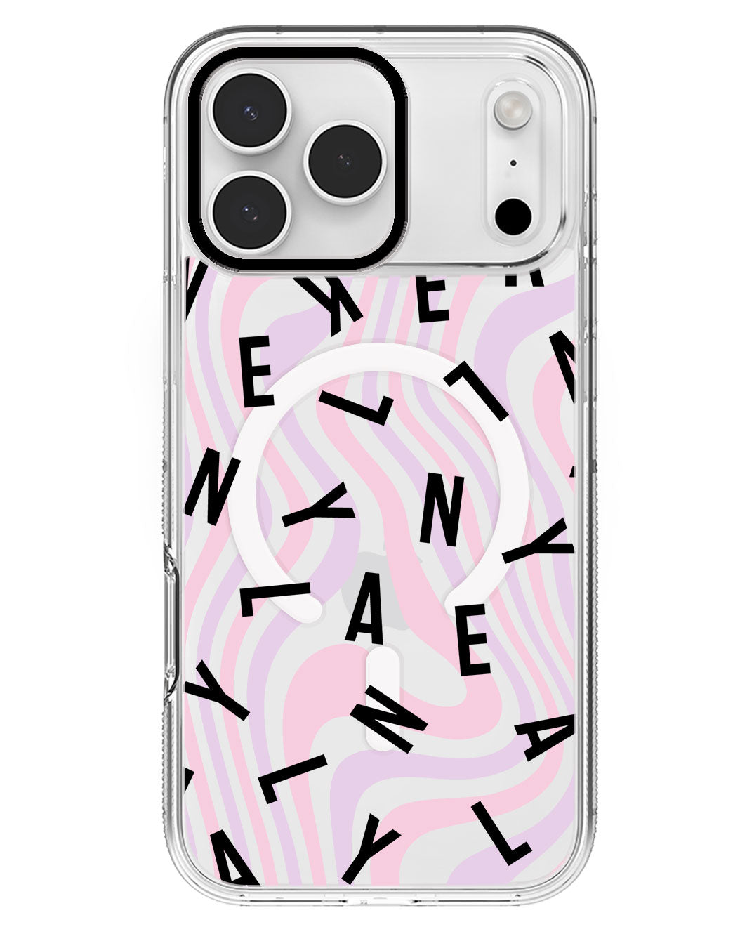 iPhone Rearguard MagSwap - CUSTOM MONOGRAM 2.0 Noir