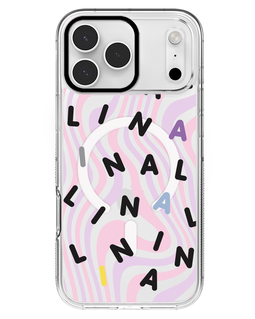 iPhone Rearguard MagSwap - CUSTOM MONOGRAM 2.0 Black