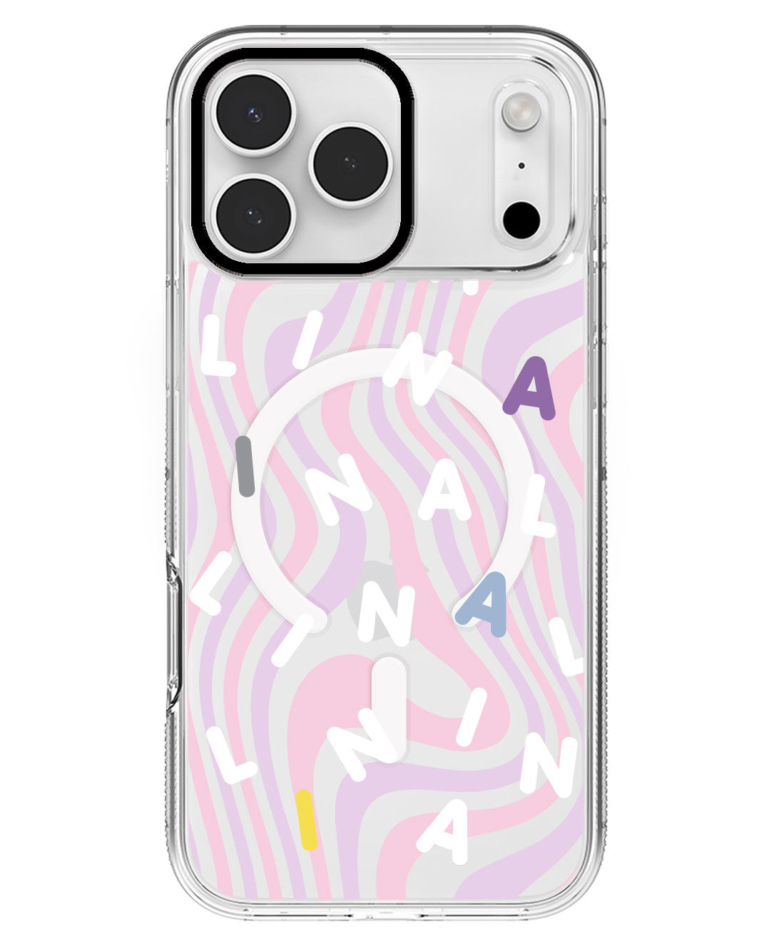 iPhone Rearguard MagSwap - CUSTOM MONOGRAM 2.0 White