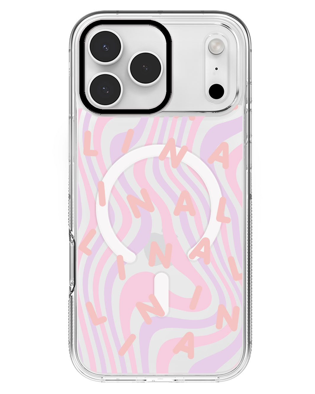 iPhone Rearguard MagSwap - CUSTOM MONOGRAM 2.0 Rosewater