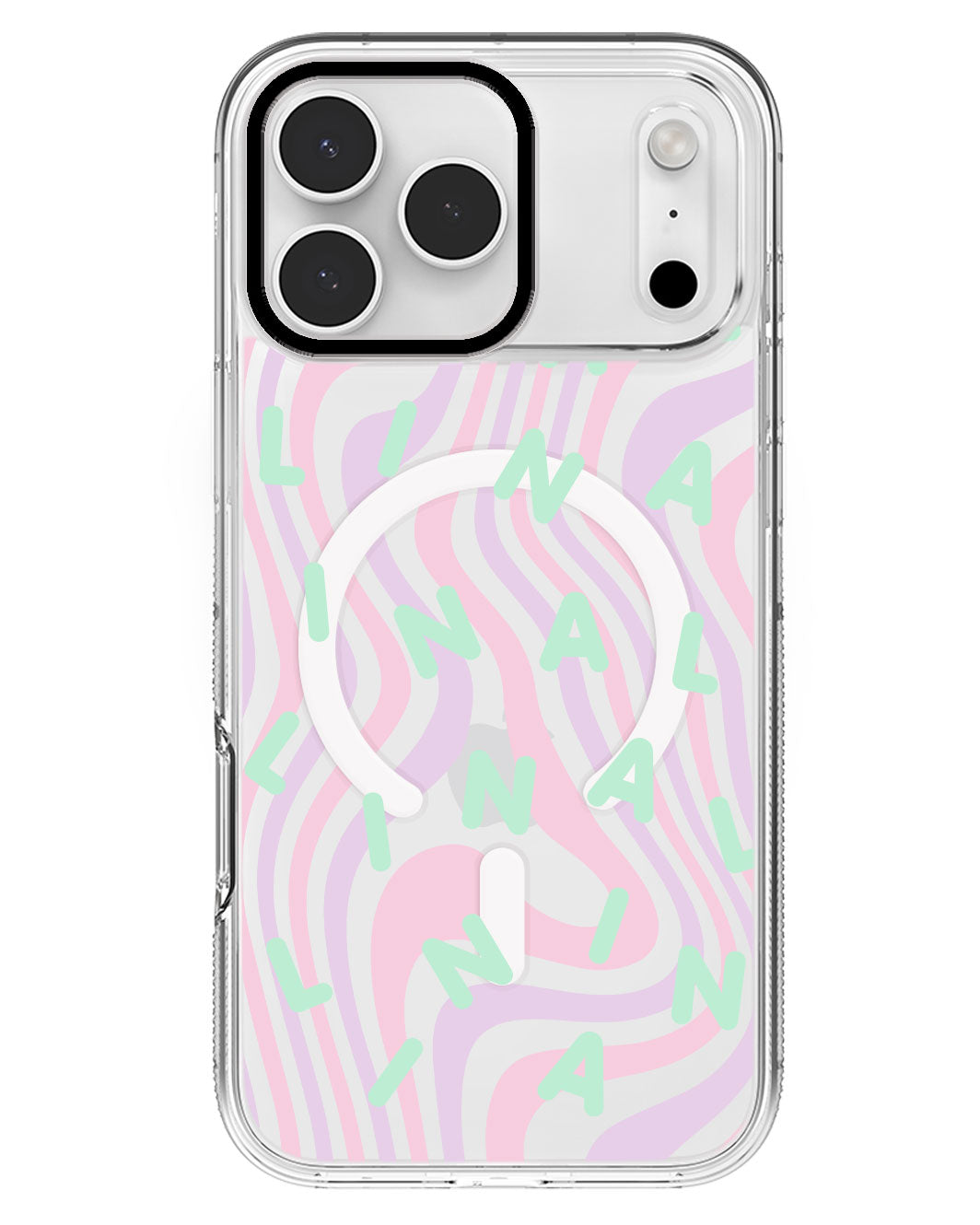iPhone Rearguard MagSwap - CUSTOM MONOGRAM 2.0 Tosca