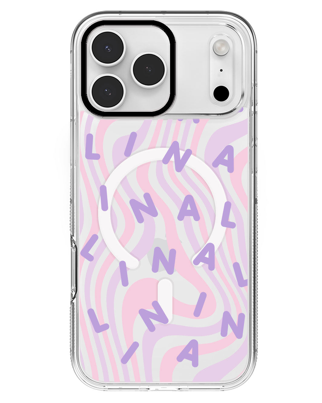 iPhone Rearguard MagSwap - CUSTOM MONOGRAM 2.0 Lilac