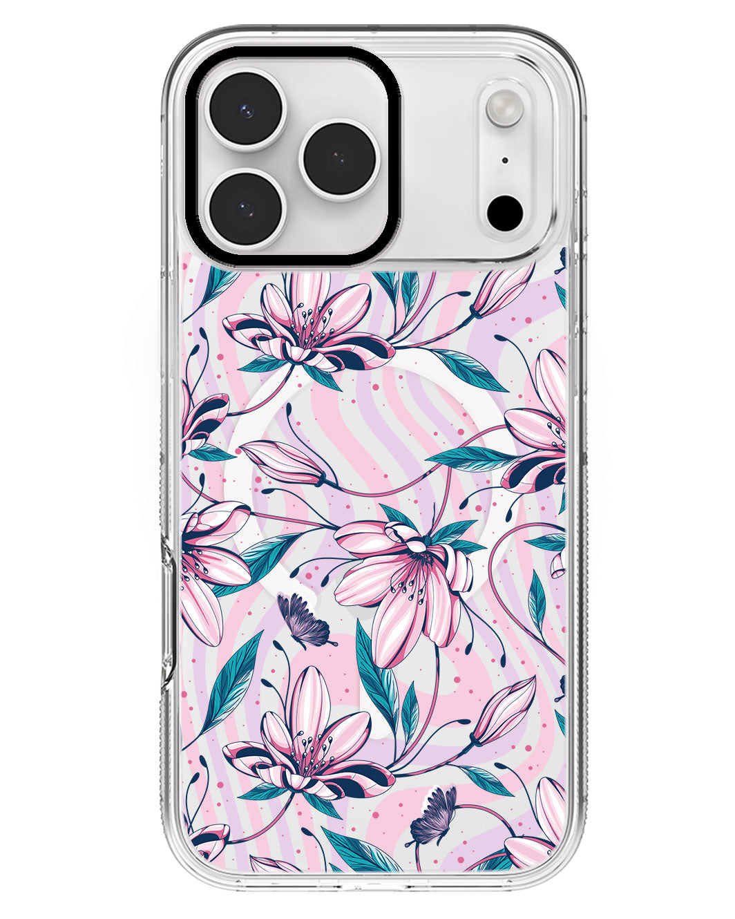 iPhone Rearguard MagSwap - Pink Tulip
