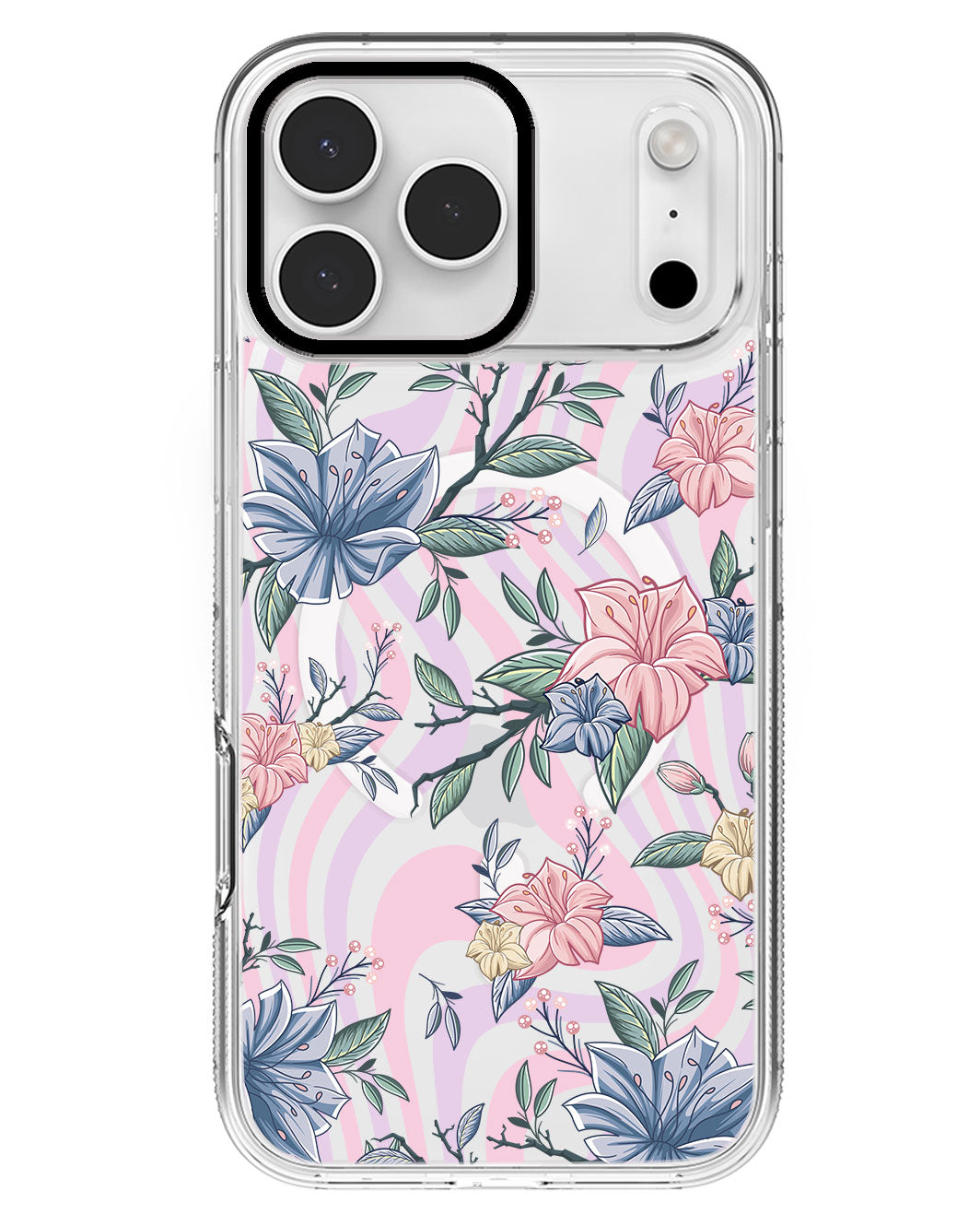 iPhone Rearguard MagSwap - Pink & Blue Floral