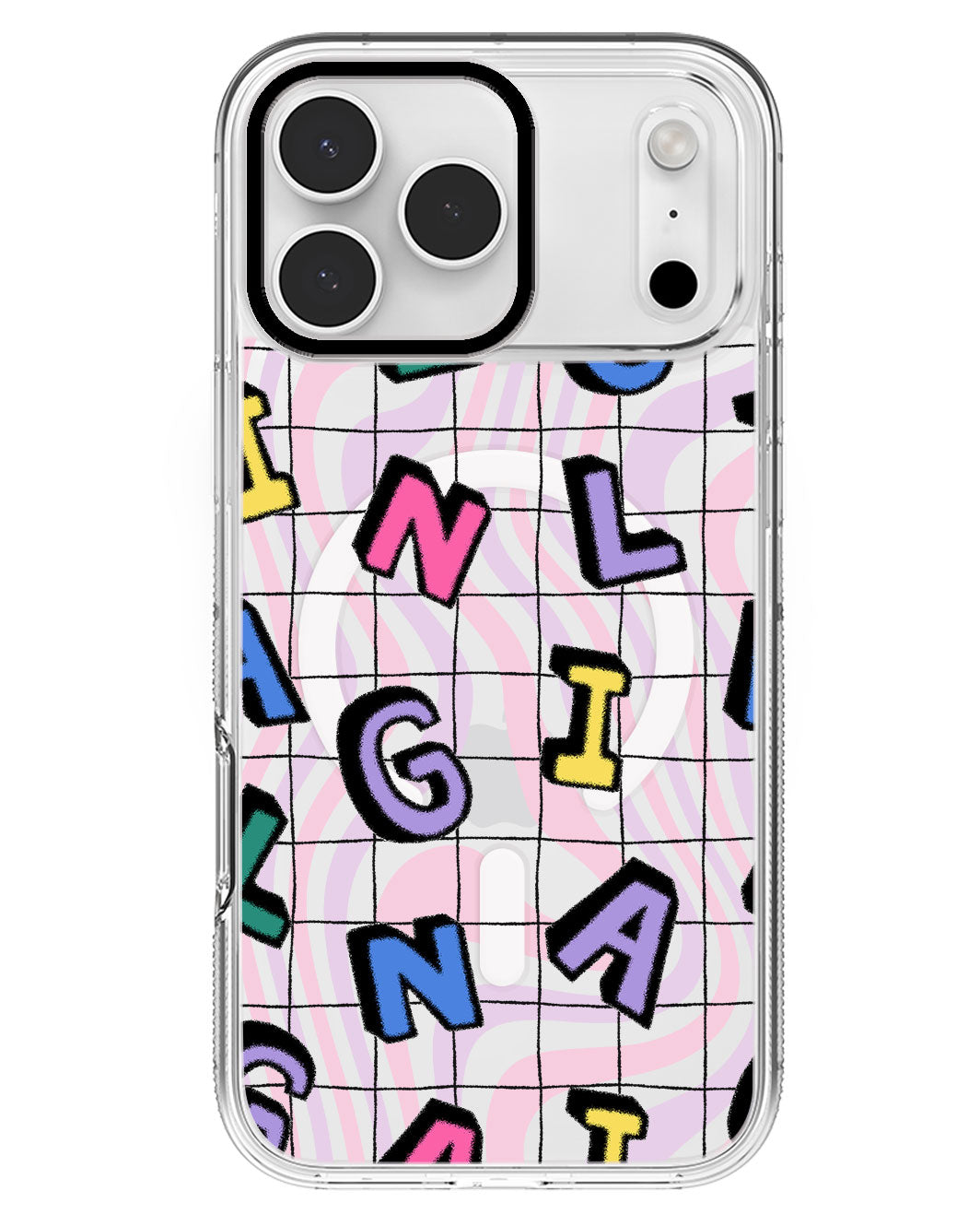 iPhone Rearguard MagSwap - Playful Monogram 2.0