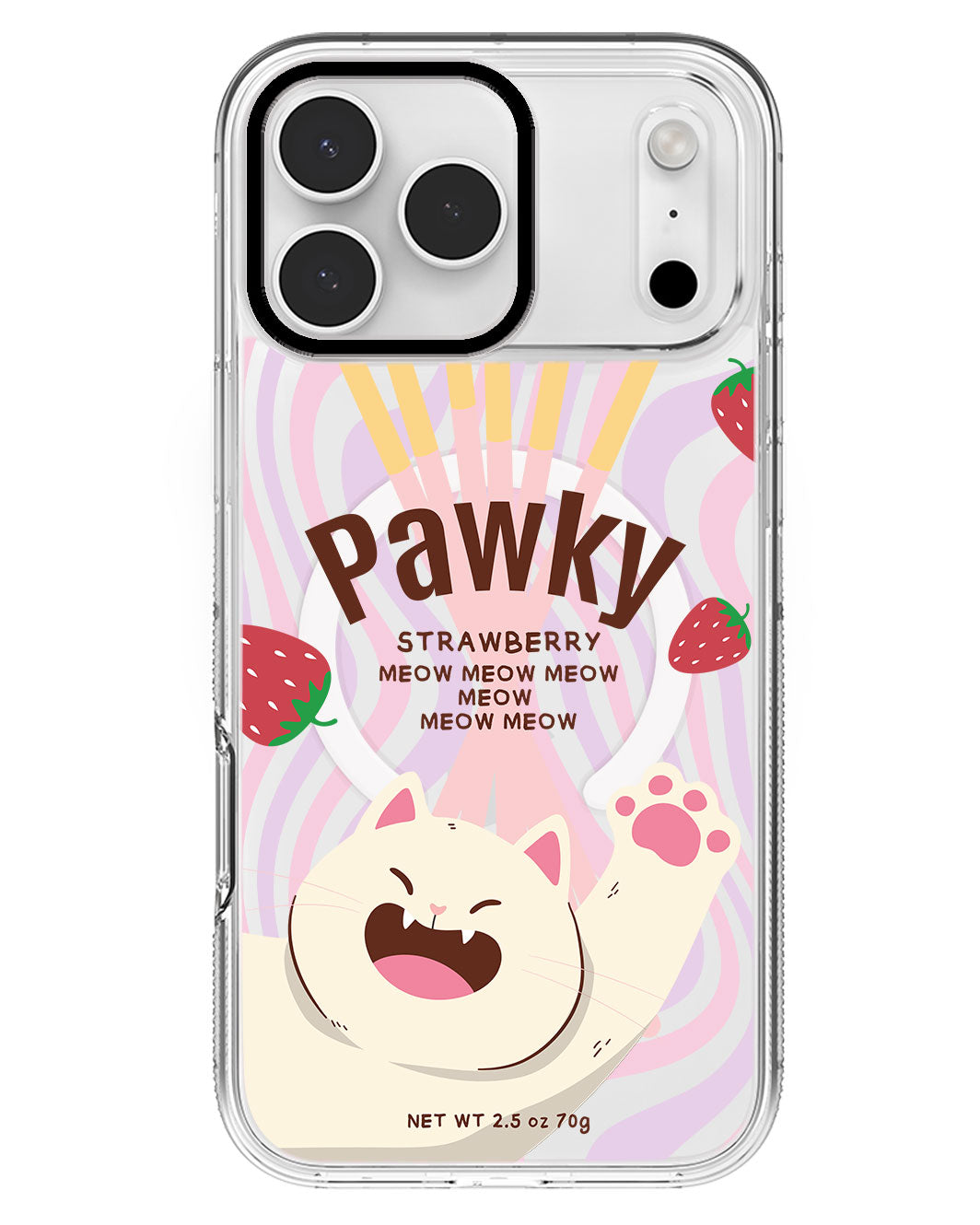 iPhone Rearguard MagSwap - Pawky Cat