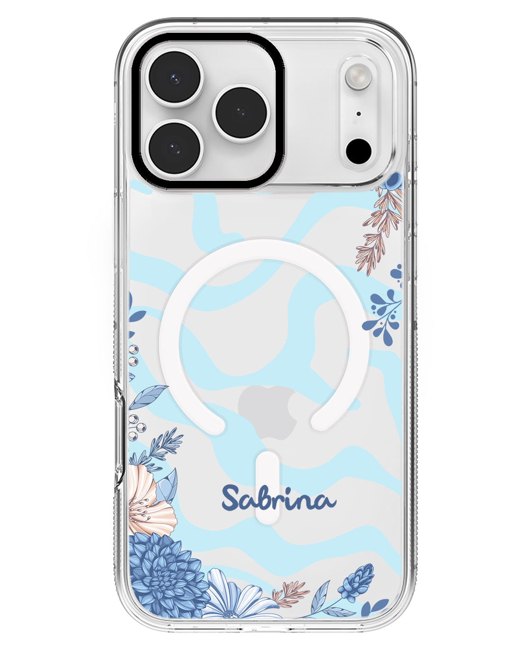 iPhone Rearguard MagSwap - Blue Florals