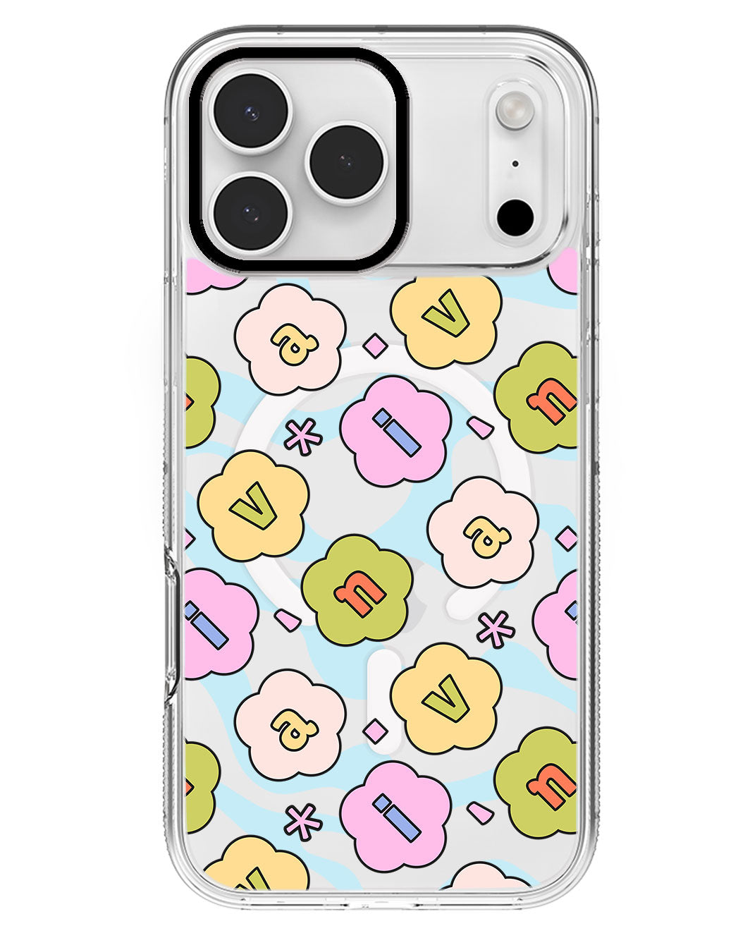 iPhone Rearguard MagSwap - CUSTOM MONOGRAM 3.0 Flower Petals 1.0