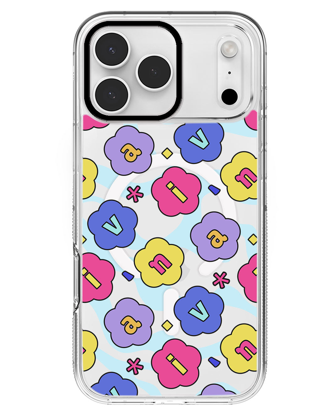 iPhone Rearguard MagSwap - CUSTOM MONOGRAM 3.0 Flower Petals 2.0
