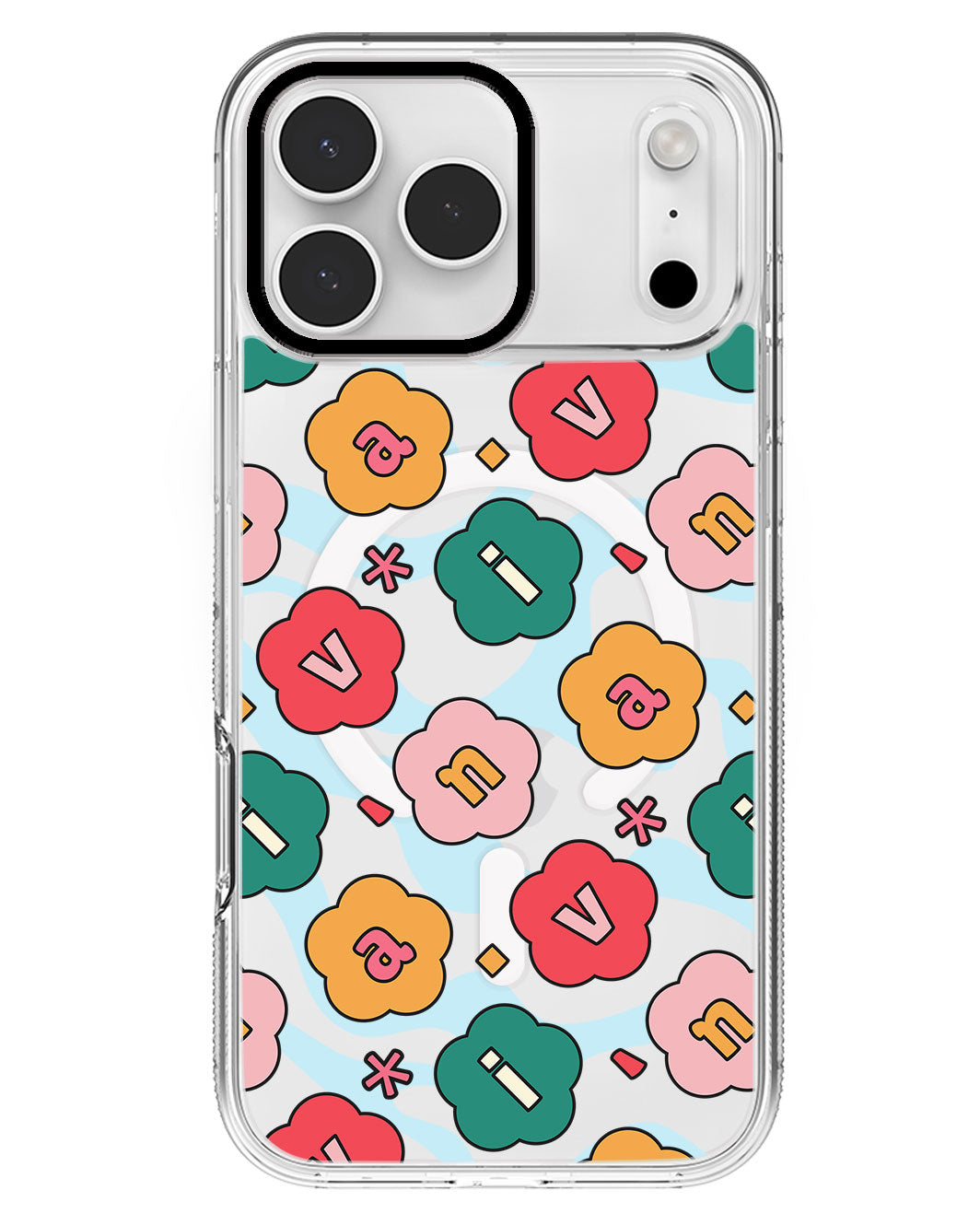 iPhone Rearguard MagSwap - CUSTOM MONOGRAM 3.0 Flower Petals 3.0