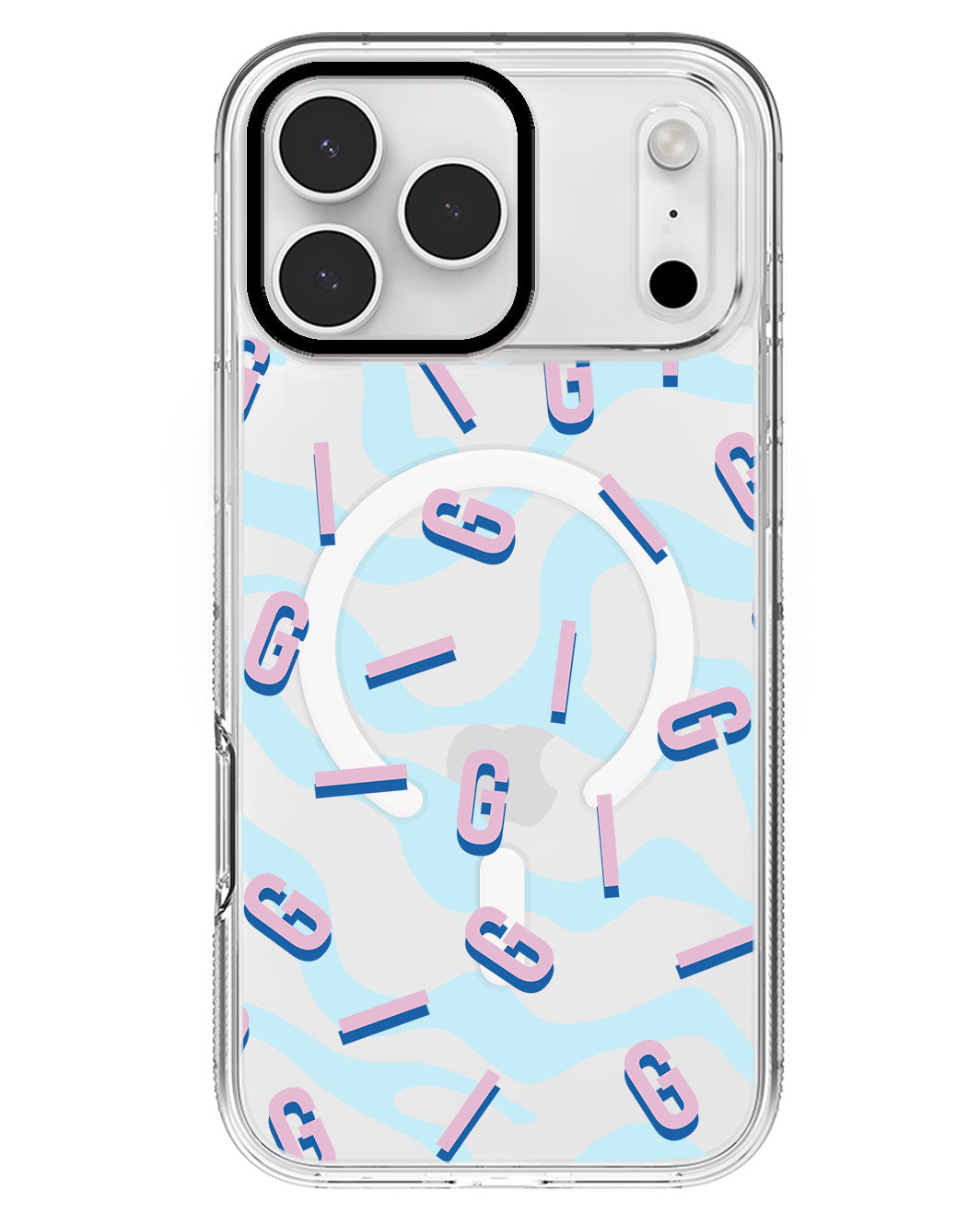 iPhone Rearguard MagSwap - CUSTOM MONOGRAM 1.0 Cotton Candy