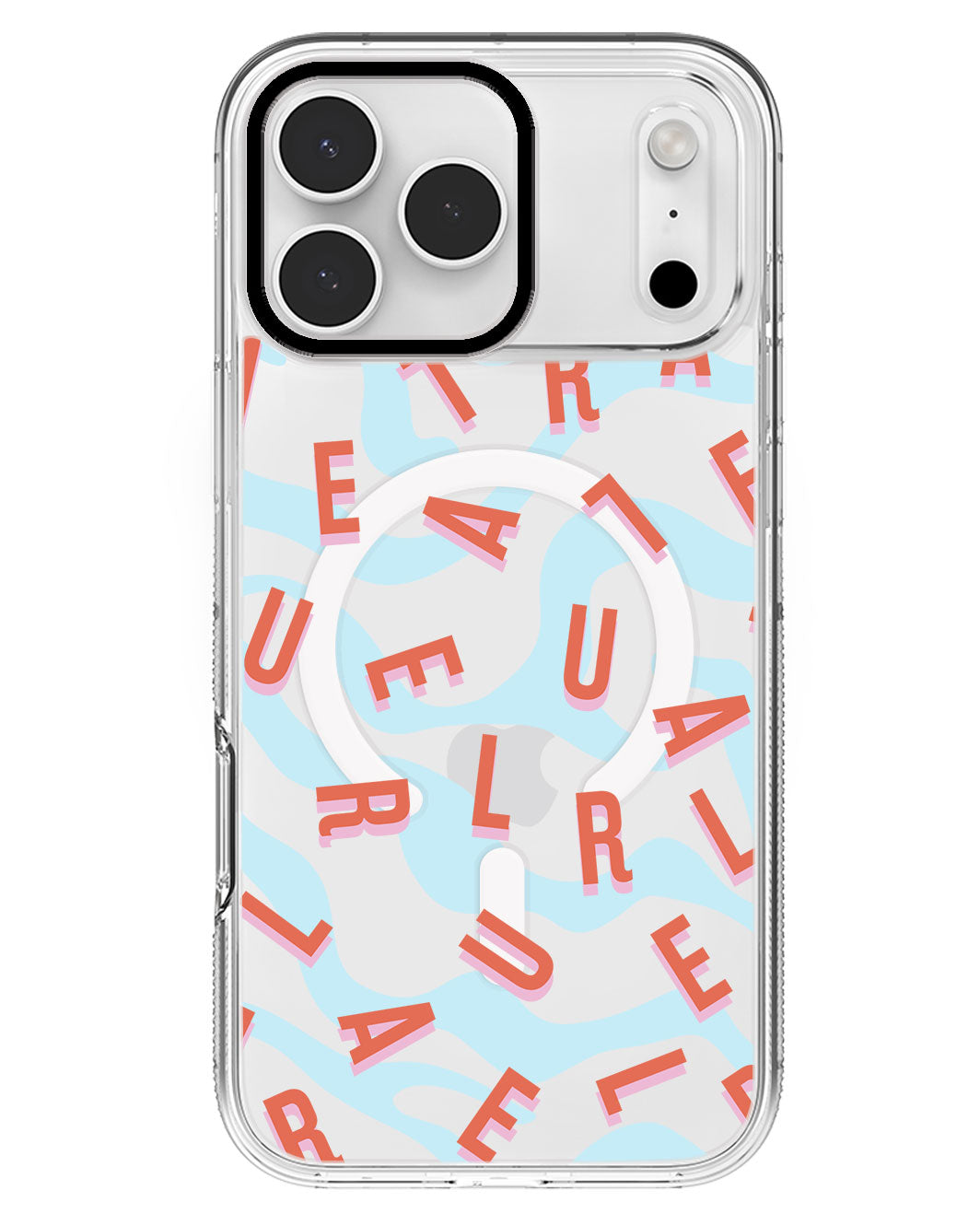 iPhone Rearguard MagSwap - CUSTOM MONOGRAM 1.0 Coral