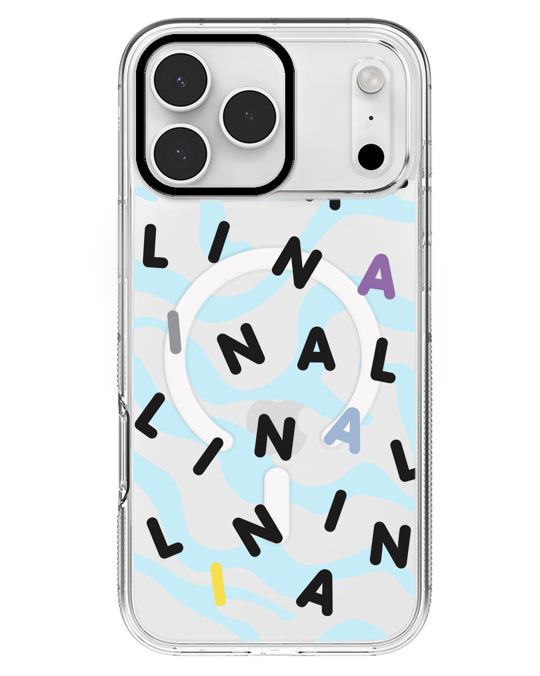 iPhone Rearguard MagSwap - CUSTOM MONOGRAM 2.0 Black